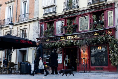 Café Central en Madrid, España.