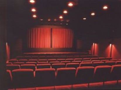 Una sala de cine.