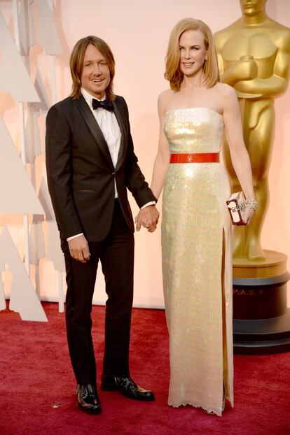 Nicole Kidman i la seva parella, el cantant Keith Urban.