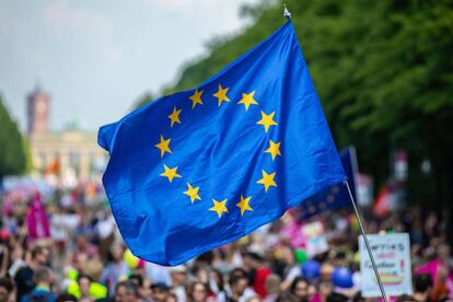 Manifestación proeuropea en Berlín.