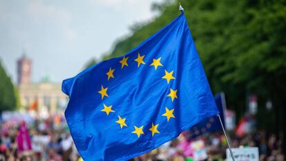 Manifestación proeuropea en Berlín.