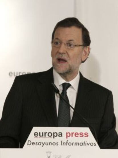 El jefe del Ejecutivo, Mariano Rajoy.