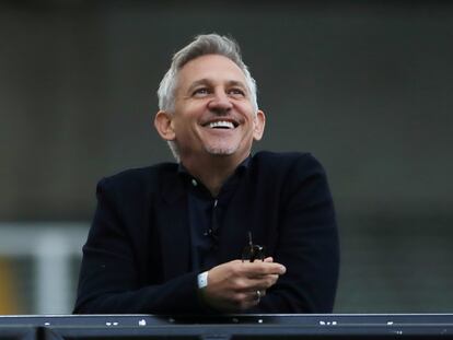 Gary Lineker, durante un partido en Inglaterra.