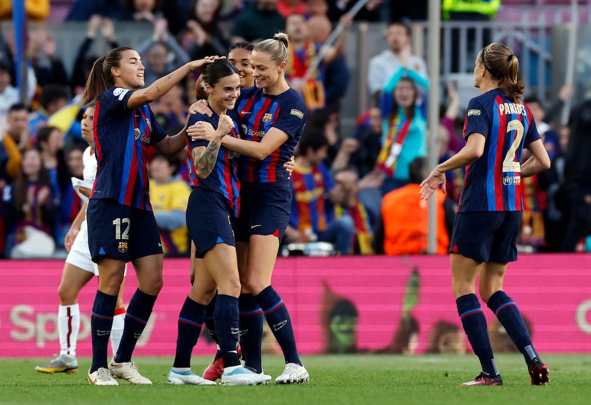 Champions femenina: Mapi León lidera la goleada del Barcelona ante la ...