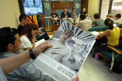 Cartel de la campaña contra el consumo de cocaína de la Generalitat valenciana.