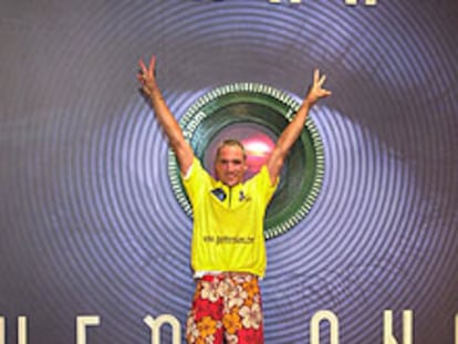 Ismael Beiro, tras proclamarse vencedor del concurso Gran Hermano.