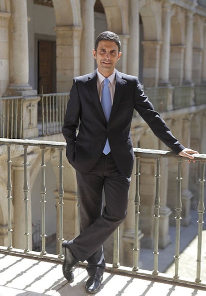 Javier Rodríguez, en la Universidad de Alcalá de Henares.