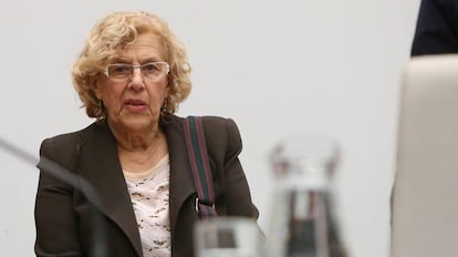 La alcaldesa de Madrid, Manuela Carmena. 