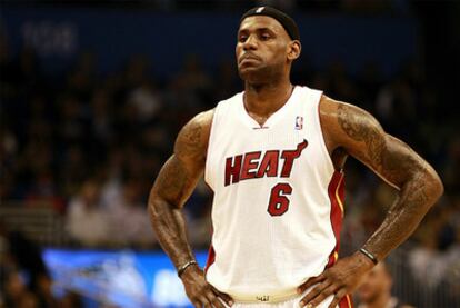 LeBron James en el partido ante Orlando