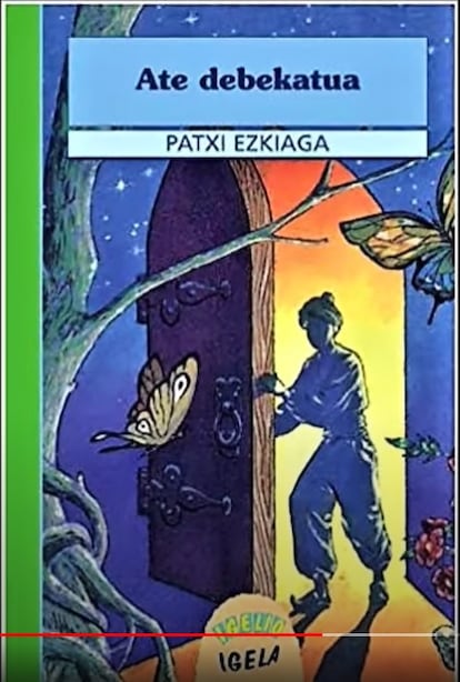 Portada de uno de los libros de Patxi Ezkiaga, un cuento infantil titulado 'Puerta prohibida'.