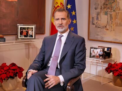 Vea aquí el discurso de Navidad de Felipe VI