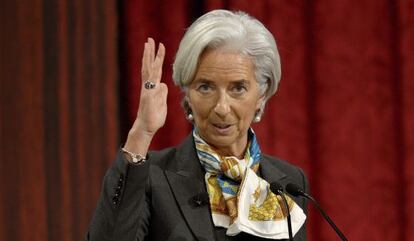 La directora del Fondo Monetario Internacional, Christine Lagarde. 