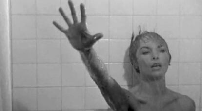 Imagen de Janet Leigh en la mítica escena de <i>Psicosis.</i>