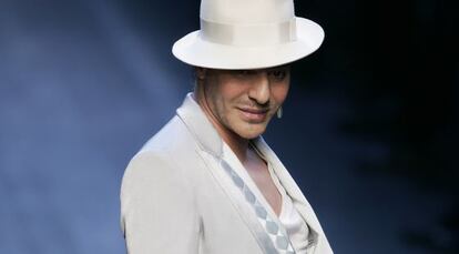 El dise&ntilde;ador John Galliano.