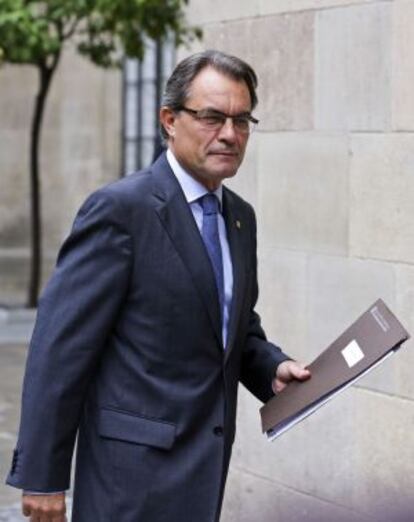 Artur Mas, el pasado miércoles.