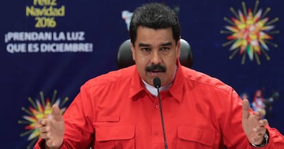 Nicolás Maduro em evento recente.