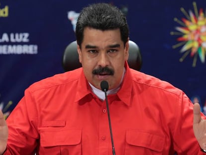Nicolás Maduro em evento recente.