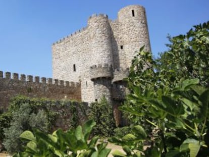 Vista general del castillo de la Coracera, en San Martin de Valdeiglesias.a