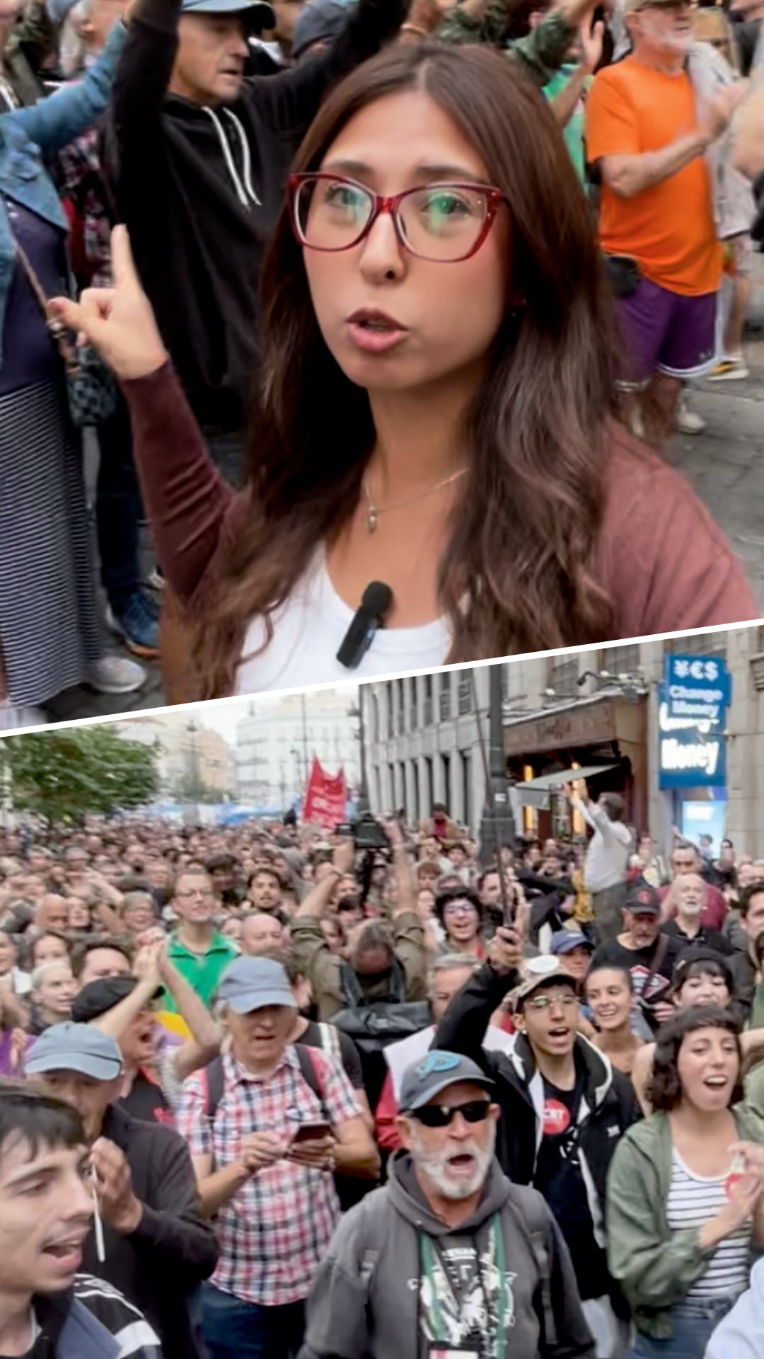 Así ha sido la marcha de Sol al Congreso: “Vamos a señalar a los traidores que nos joden la vida”