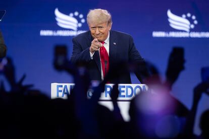 Donald Trump, during his speech on Saturday at the Faith and Freedom Coalition convention.