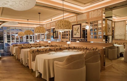 La sala de Babette, el nuevo restaurante del chef Dani García en Marbella (Málaga).