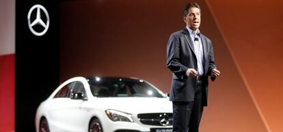 Dietmar Exler, CEO de Mercedes Benz EE UU, el domingo en el Salón de Detroit.