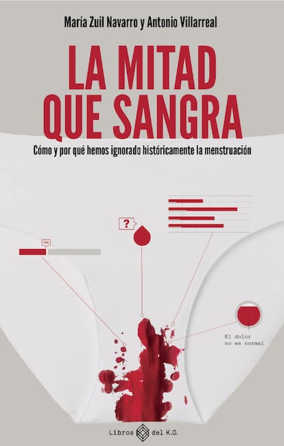 Portada de 'La mitad que sangra', de María Zuil Navarro y Antonio Villarreal. EDITORIAL LIBROS DEL K. O.