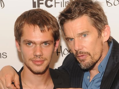 Ethan Hawke y Ellar Coltrane