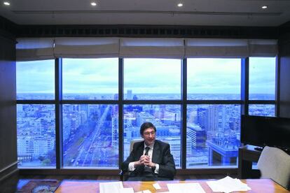 José Ignacio Goirigolzarri, presidente de Bankia, en su despacho de Madrid.