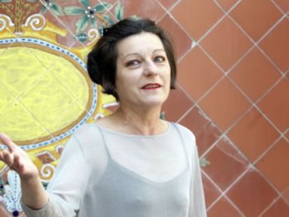 La escritora Herta M&uuml;ller en una visita a Barcelona en 2009. 
