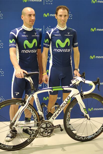 Cobo y Valverde, durante la presentación.