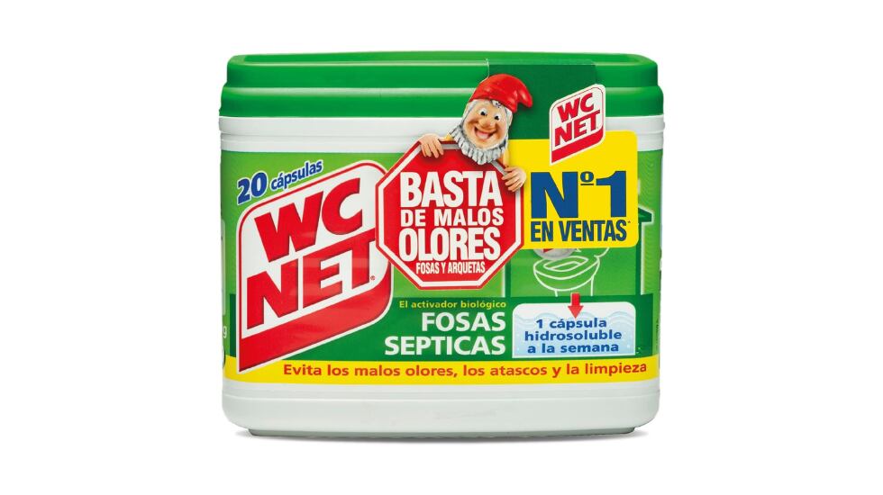 Wc Net Fosa Septica 20 Capsulas x 18 g.