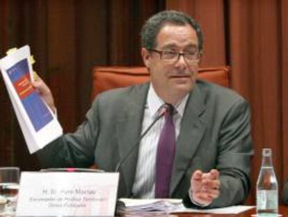 El portavoz adjunto de CiU, Pere Macías. EFE/Archivo