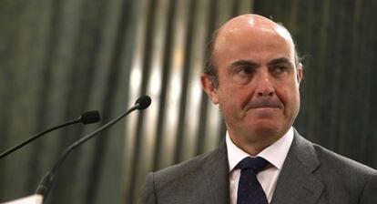 Guindos, durante su intervención hoy en el Foro Cinco Días.
