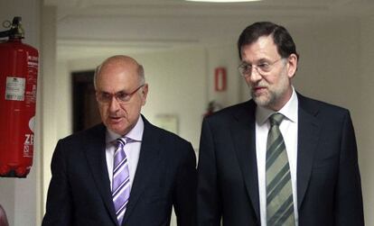 Josep Antoni Duran Lleida y Mariano Rajoy.
