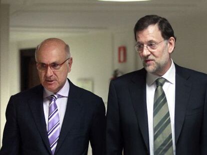 Josep Antoni Duran Lleida y Mariano Rajoy.