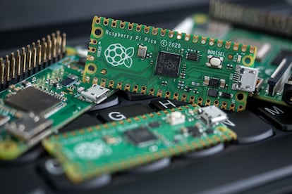 Los modelos Raspberry Pi Pico, Raspberry Pi 4b y Raspberry Pi Zero W de la fabricante Raspberry Pi.