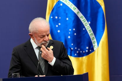 Luiz Inacio Lula da Silva en Santiago, Chile, el 21 de julio de 2025.