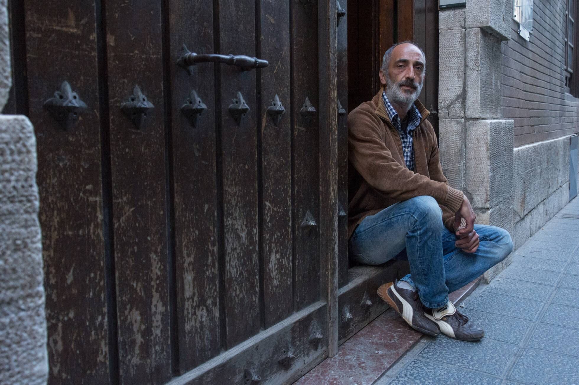 Javier Paz, víctima de abusos sexuales por un cura en Salamanca, en 2018.