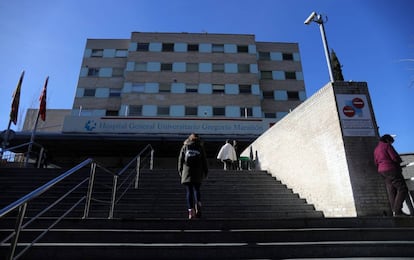 Fachada del hospital Gregorio Marañon, en Madrid. 