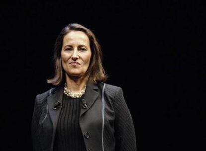 La ex candidata socialista a la presidencia francesa, Ségolène Royal, durante su participación en un debate sobre la izquierda francesa.