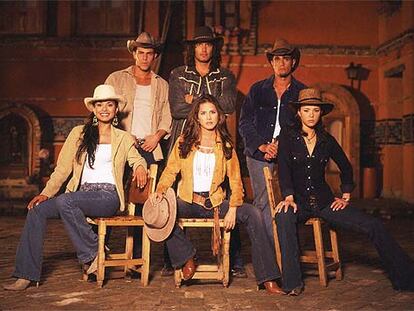 Los actores de la telenovela <i>Pasión de gavilanes</i>.