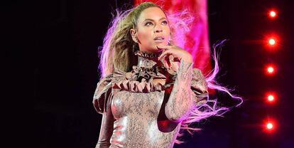 Beyoncé, durante un concierto en Los Ángeles, California.