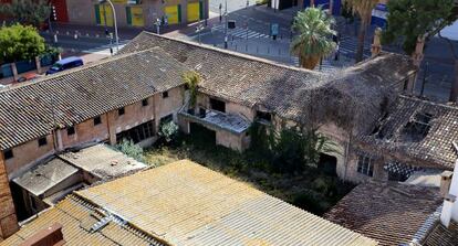 Panorámica del interior de la fábrica de La Ceramo, en la avenida de Burjassot.