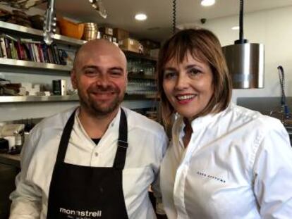 MARIA JOSÉ Y SU JEFE DE COCINA FEDERICO PIAN / CAPEL