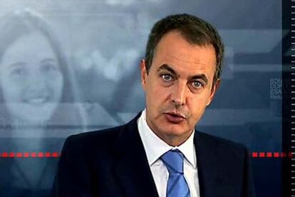 Un mensaje de Zapatero da la bienvenida a los internautas en el nuevo canal televisivo del PSOE.