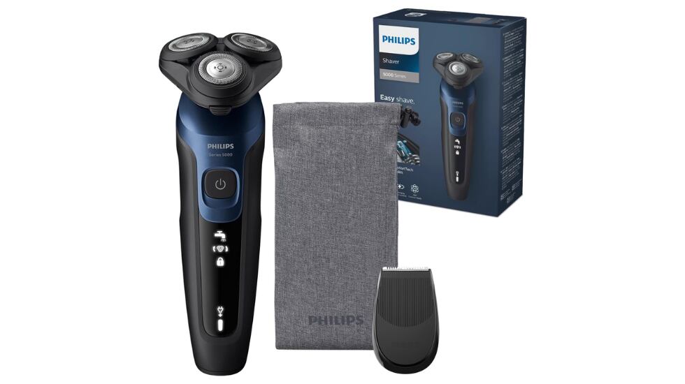 Afeitadora eléctrica de Philips.
