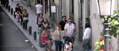 Prostitución en la calle Montera.