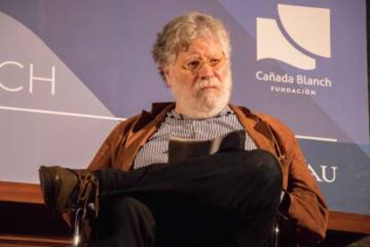 Joaquín Estefanía, en la mesa redonda sobre cine y economía./ Fundación Cañada Blanch