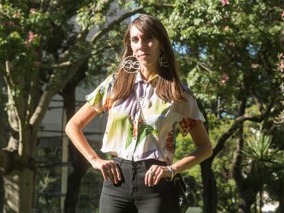 Luciana Cáncer, autora de 'Un lugar guardado para algo', en Buenos Aires la semana pasada.